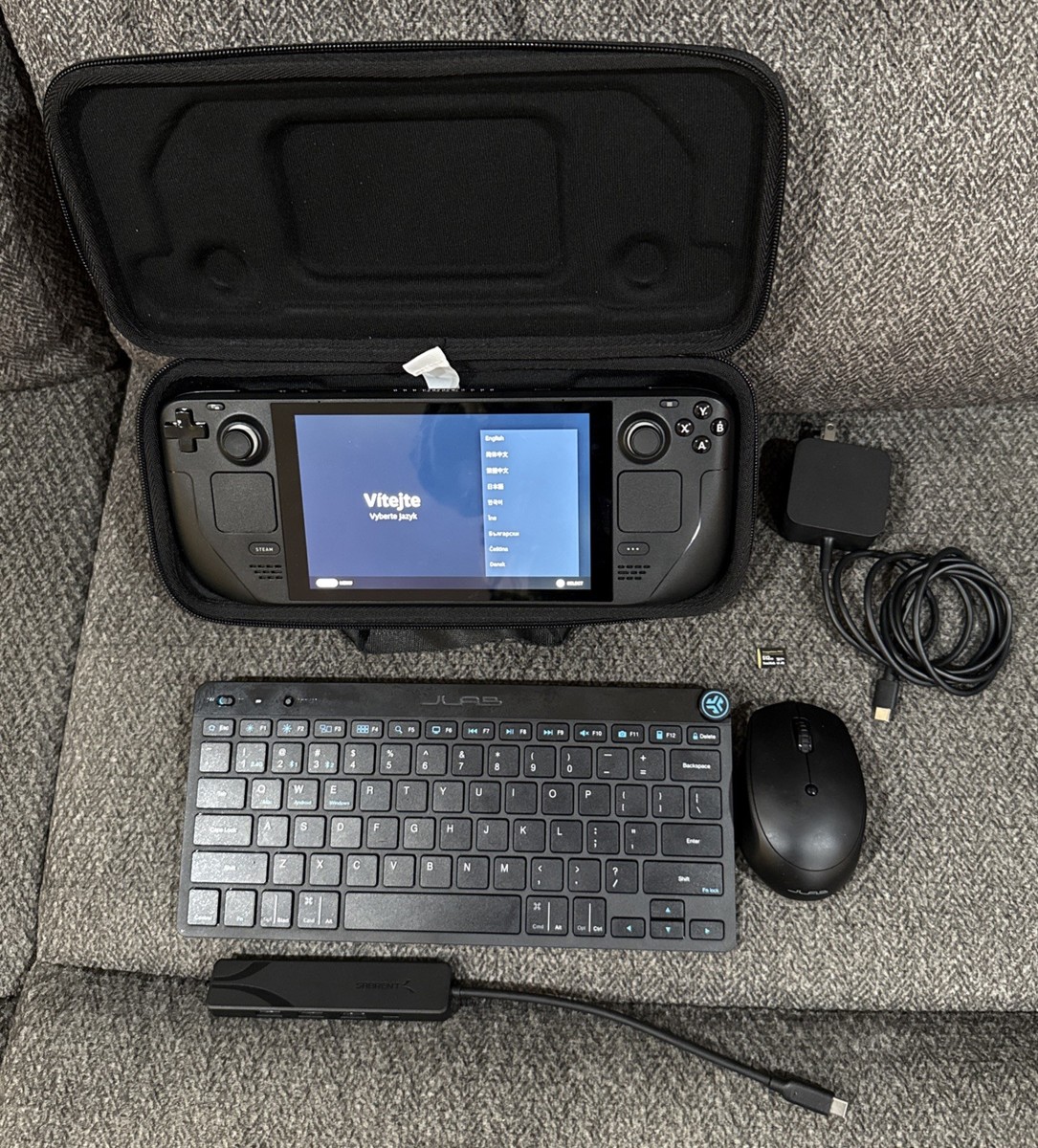 Steam Deck LCD 256GB w/ 512GB Micro SD, Case, Charger Steam Deck LCD 256GB w/ 512GB Micro SD, Case, Charger