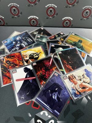 Topps 2023 Star Wars Chrome Galaxy - Singles Base And Refractors Pick Your Card!