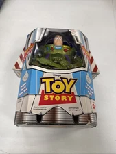 Vintage Buzz Lightyear in Rocket Box 1998 1st Gen Toy Story, Mattel Sealed Mint