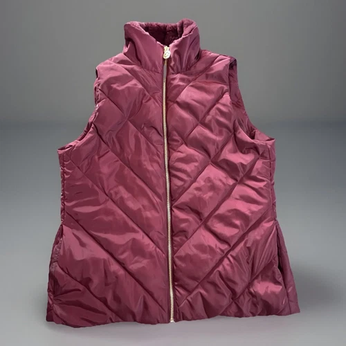 Giubbotto Michael Kors donna piccolo bordeaux vino trapuntato us intime ottimeioni