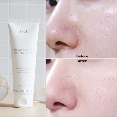 I.ST Brightening Peeling Gel 120ml Soft Face Scrub Face Exfoliators K-Cosmetics