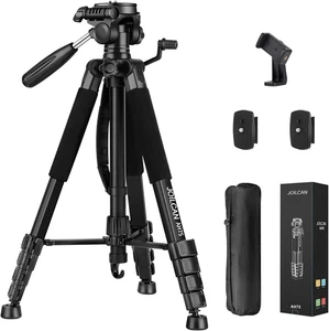 Des trépieds-caméra, 74" Tripod pour l'enregistrement vidéo par téléphone à caméra, service lourd C