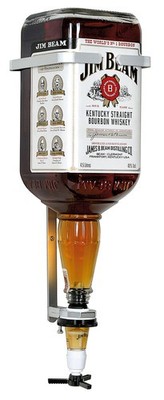 Wandhalter (HL 4)  für 4,5 Liter Jim Beam Flasche B/H/T 16 x 48 x 17 cm
