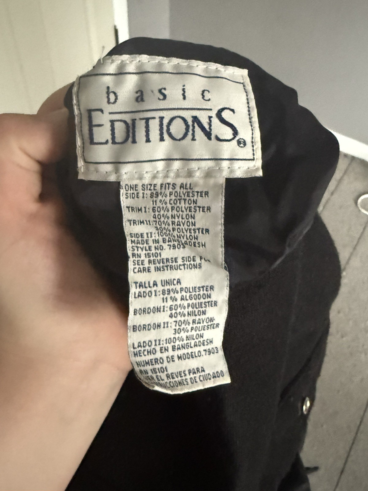 Basic Editions Vintage Reversible Mid Length Over… - image 7