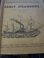 1933 Edition Currier And Ives Prints Steamboats Vol. 4 , Great Prints.