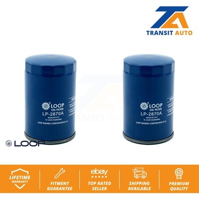 Engine Oil Filter (2 Pack) For Volkswagen Jetta Golf City Beetle Vanagon Audi TT