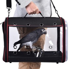 Colorday Lightweight Bird Carrier for Travelers, Bird Travel Cage with Parrot...