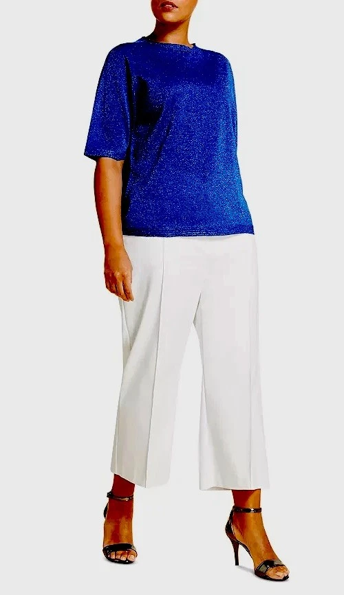 Женские белые брюки Marina Rinaldi Raduno размер США 20 новые с ценниками MR 29 - Изображение 4 из 4