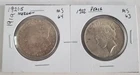 1922 $1 Peace Silver Dollar & 1921S Morgan Silver Dollar NM