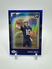 2024 Panini Donruss Optic - Rated Rookie Drake Maye #229 Blue Hyper Prizm (RC)