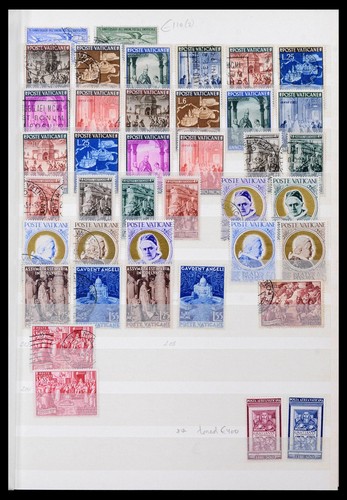 VATIKAN Heiliger Stuhl Italien 1929-2013 postfrisch MH gest. in 2 Einsteckbüchern Briefmarkensammlung - Bild 7 von 12