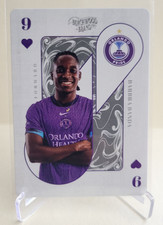 2025 PARKSIDE BEACHWOOD BRAND NWSL BARBRA BANDA PLAYING CARD NINE OF HEARTS