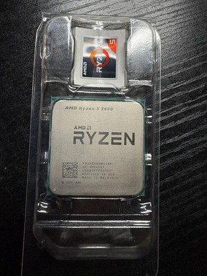 AMD Ryzen 5 2600 6-Core 3.4GHz Socket AM4 CPU + Cooler - Good condition 
