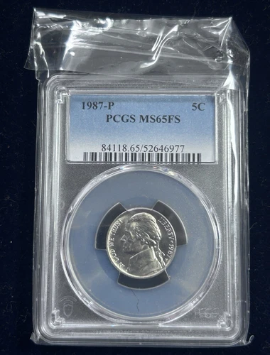 1987-P Jefferson Nickel — photo from another recent sale