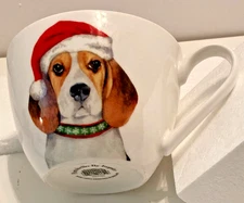 Portobello by Inspire Bone China Large Christmas Beagle Dog Coffee/Tea/Cocoa Mug