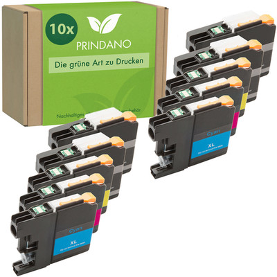 Patronen für Brother LC-121 LC-123 XL MFC-J470DW MFC-J4410DW DCP-J4110DW J152W