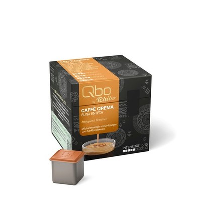Tchibo Qbo Caffe Buna Enteta, 27 Kapseln, Intensität 04/10