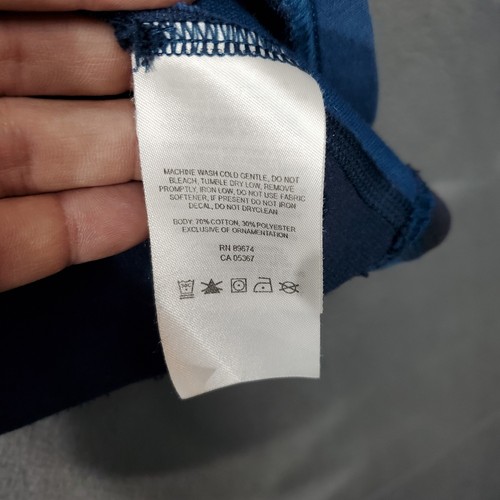 Mountain Hardwear Shirt Mens XL Blue Base Layer Stretch Pullover Long Sleeve - Picture 4 of 12