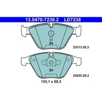 ATE 13.0470-7238.2 Bremsbelagsatz, Scheibenbremse