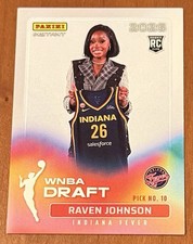2026 PANINI INSTANT WNBA #DN-9 RAVEN JOHNSON - PICK NO. 10 INDIANA FEVER