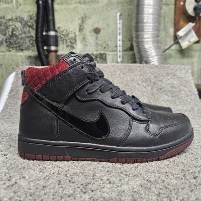 Nike Dunk CMFT PRM QS Coffin Black Red High-Top Men's Athletic Sneaker