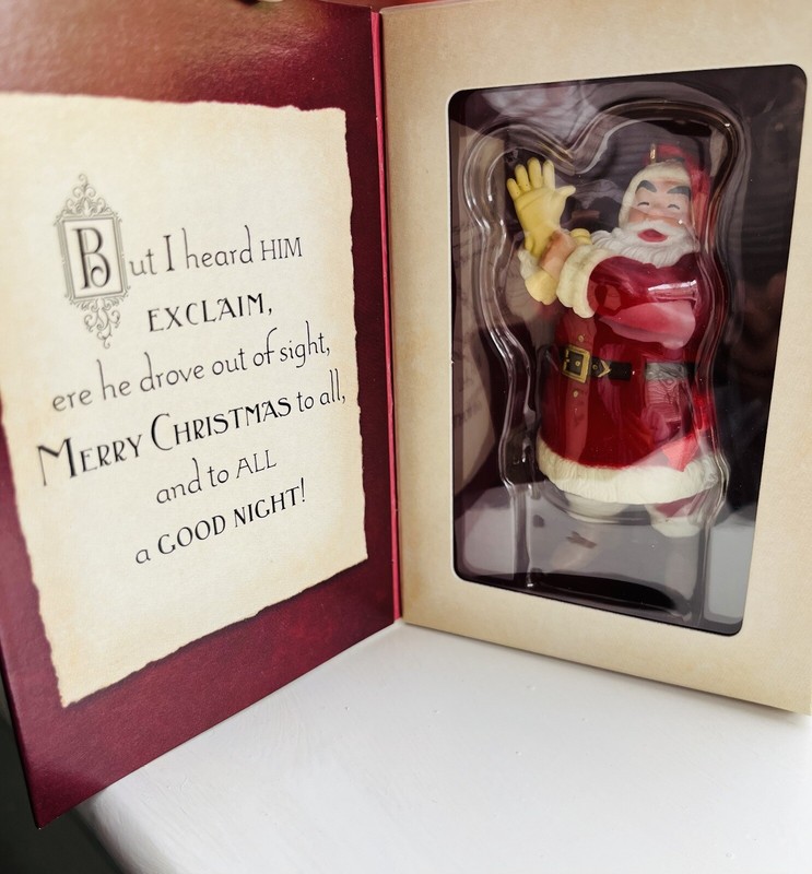 Hallmark Keepsake Ornament Twas the Night Before Christmas Santa