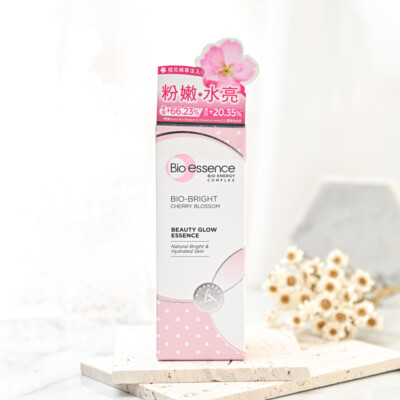 BIO ESSENCE Bio-Bright Cherry Blossom Beauty Glow Essence 30ml | eBay