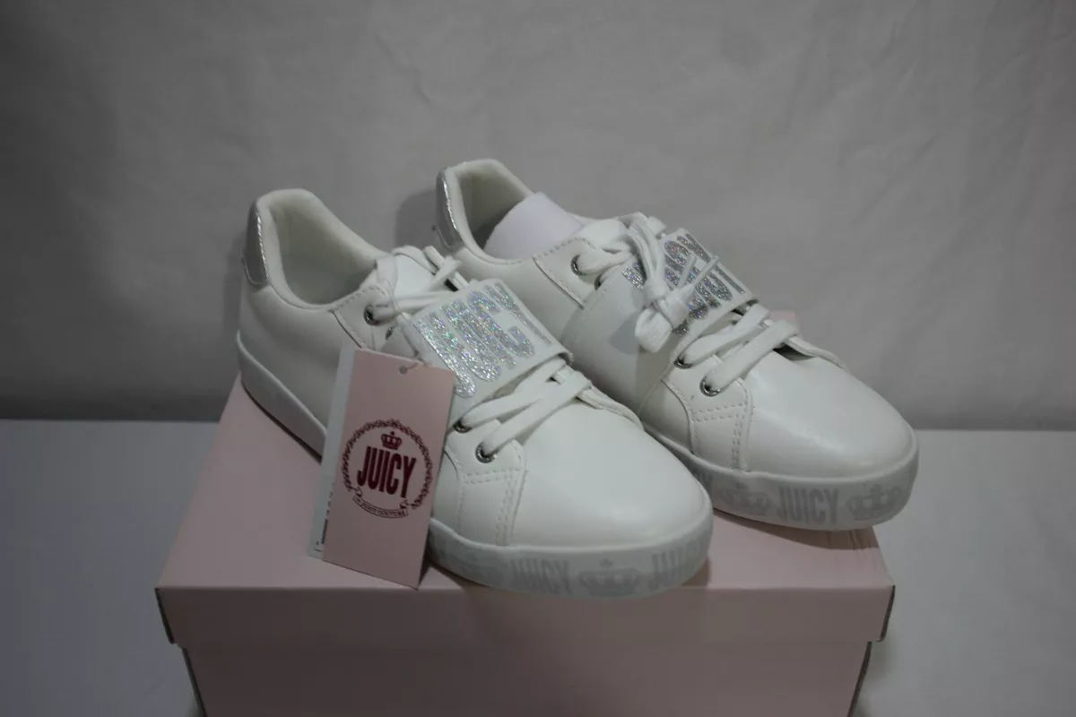 Buy the Juicy Couture J-Dottie White Hi Top Lace Up Sneakers Shoes Women's  Size 9.5 M | GoodwillFinds