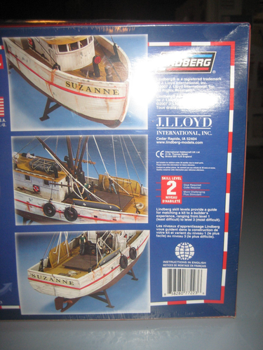 Lindberg Shrimp Boat Plastik Modellbausatz Maßstab 1/60 12-3/8" Nr. #77223, versiegelt - Bild 5 von 15