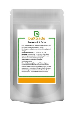 100 g Coenzyme Q10 Pulver | Vegan | GMO Frei | Buxtrade