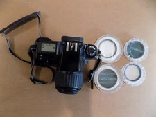 Canon EOS Rebel S2 II Camera W/ Canon 35-80mm Lens + 4 fliters TESTED with box