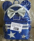 Loungefly Disney Parks Minnie Mouse Pailletten Mini Rucksack Wishes Come True Blau