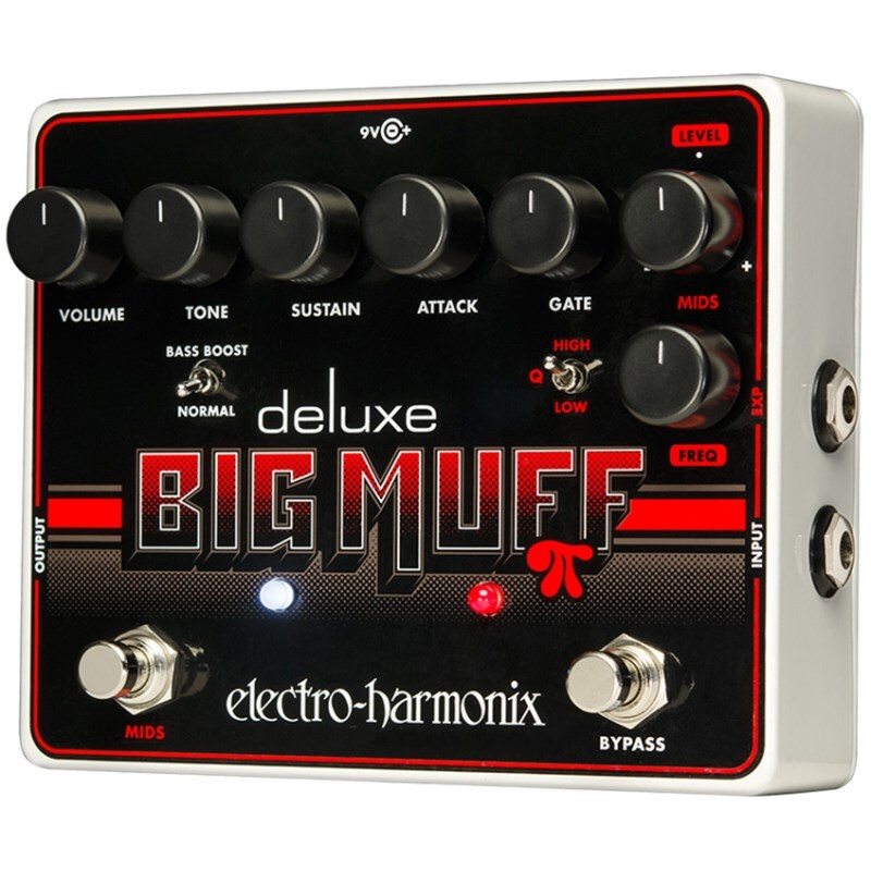 Electro-Harmonix BIG MUFF V3 ② Electro-Harmonix Big Muff Pi V3 (Red & Black) | Reverb