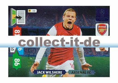 Panini Adrenalyn XL Champions League 13/14 - 334 - Jack Wilshere - Game Changer
