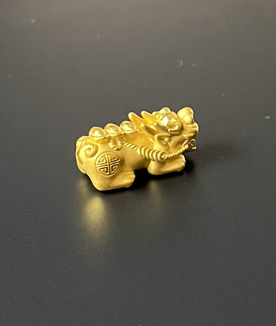 タマミ様専用 猴头老型手工手串 无瑕疵24k金钉镶嵌 8mm ドップビーズ2個