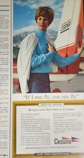 Cessna 150 Aircraft Plane Magazine Ad Picture Vintage Collectible Wall Art  