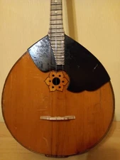 Master Made Domra Prima Folk Instrument 3 strings Ukrainian Ukraine Vintage 1989