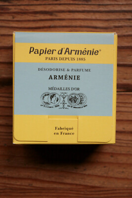 Lot De 2 Carnets Triple Papier D'Arménie Désodorisant Naturel - Parfum La Rose, Rose, Fabriqué En France