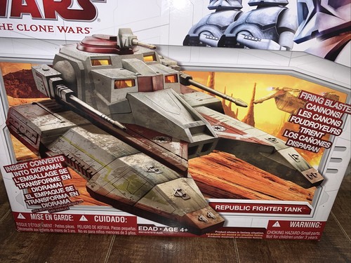 Star Wars The Clone Wars Republic Fighter Tank Misb Sealed New 2009 Tri-Logo - Picture 2 of 10
