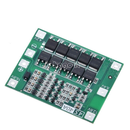 4S 40A 16.8V Li-ion Lithium Battery BMS Protection Board Charger Enhanced - Afbeelding 1 van 5