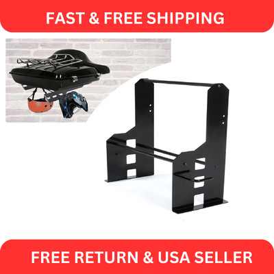 Tour Pak Pack Wall Mount Storage Rack For Harley Touring Road King ...