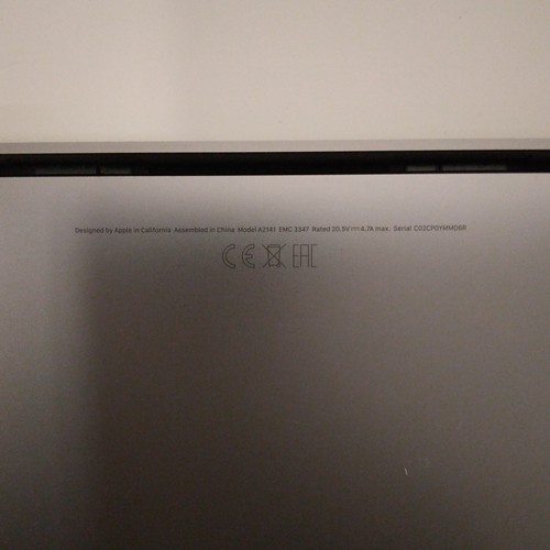 A2141_EMC3347 Apple MacBook Pro 16" Core i7 2,6 GHz / 512 Go SSD / 32 Go RAM - Afbeelding 16 van 16