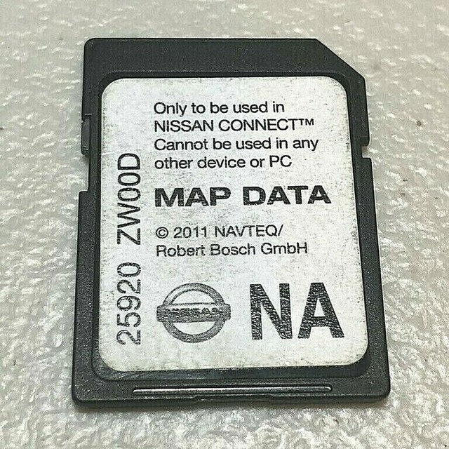 Map data nissan connect