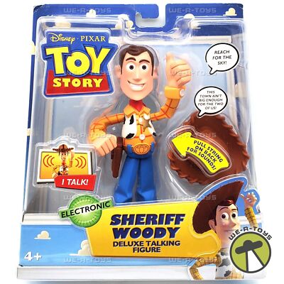Disney Pixar Toy Story Sheriff Woody Deluxe Talking Figure 2009