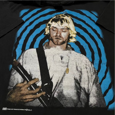 Vintage 1993 KURT COBAIN Memorial L Nirvana Band Single stitch T-shirt REPRINT