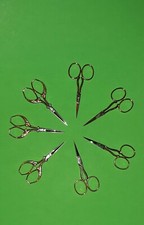WIELE (7) NOŻYCZEK DO HAFTU DMC ~ 4 BYWALCÓW I 3 UCHWYTÓW PAWIA ~ OFERTA@7,99 USD