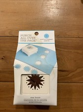 Martha Stewart Punch All Over The Page STAR BURST nautical quilt craft RETIRED