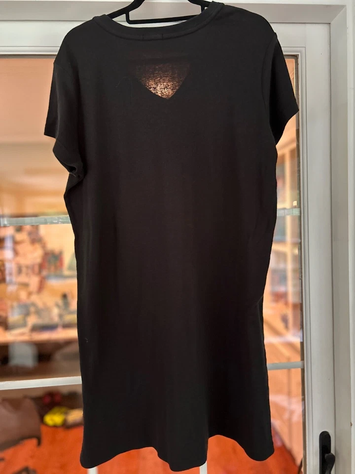 Jockey Cotton Blend Short Sleeve V neck Sleep Shirt Dress Size 2X - Image 3 of 4