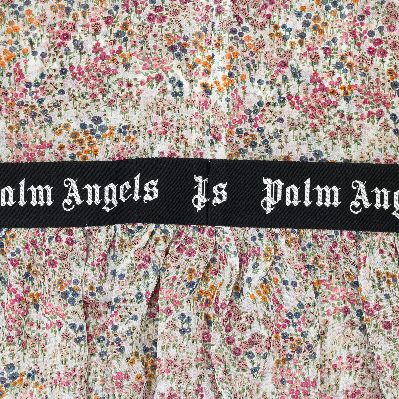 PALM ANGELS ABITO DA GIORNO MULTICOLORE ROSA ROMANTICO FIORE ANGELI PALMA NUOVO CON ETICHETTE TAGLIA 40 $1575