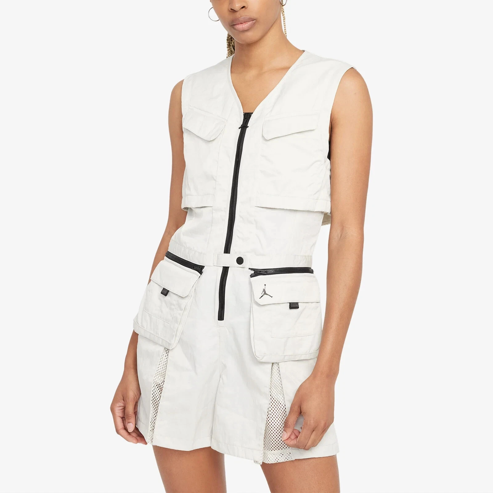 Nike Women's Jumpsuit Coverall Jordan Heatwave DC2124-072 Short Pants New S